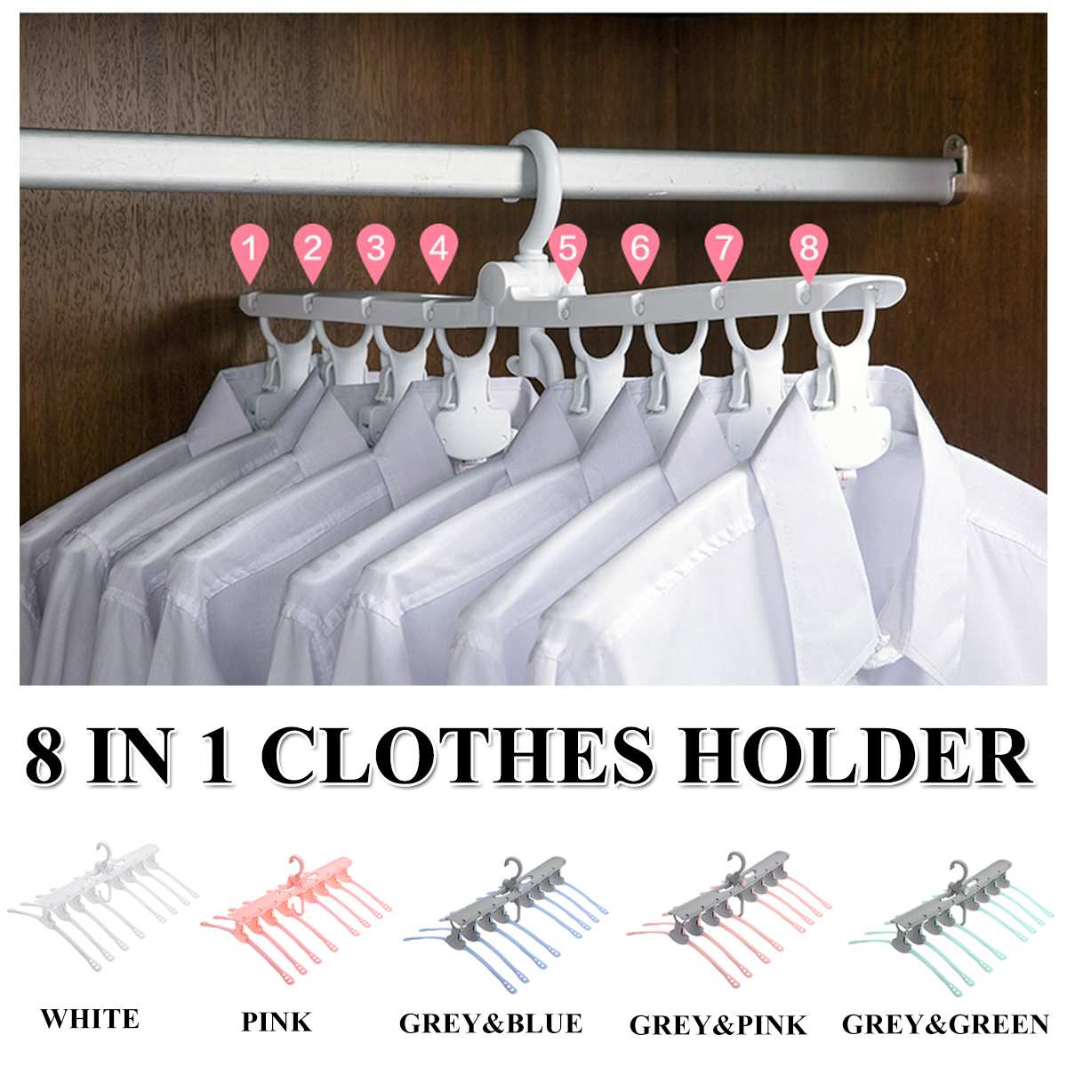 Multi-functional Plastic Foldable Clothes Cloth Hanger Dryer Drying Clothing Rack Hangers For Tumble Hanging Laundry Stand