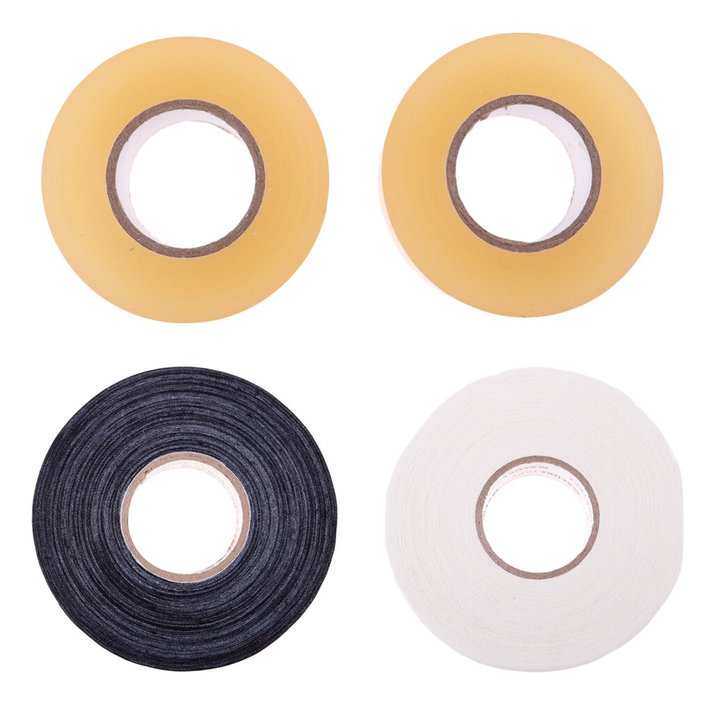 Genomskinlig hockeysocktejp 2 rullar  of 1 " x22 yds shinpad & 2 självhäftande tejp