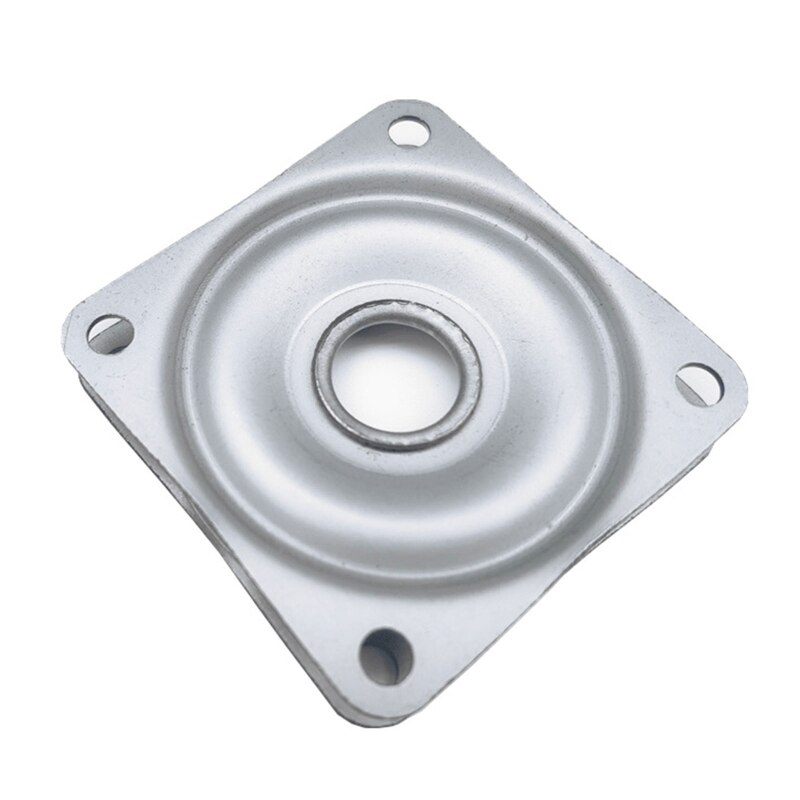 N0HB Rotating Bearing Plate Swivel Bearing for Turntable, Serving Trays Zinc Plated Steel Turntable Swivel Base Easily Turn: Default Title