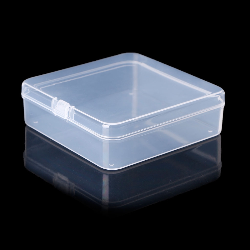 Vierkante Plastic Transparante Opbergdoos Sieraden Kralen Container Vissen Tools Accessoires Doos Kleine Items Diversen Organizer Case
