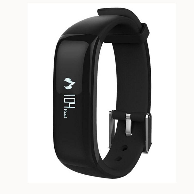 P1 Smartband Orologi Misuratore di Pressione Sanguigna Intelligente Braccialetto Bluetooth Heart Rate Monitor Intelligente Wristband Fitness per iOS Android Phone: Black