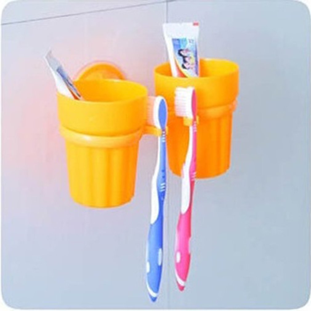 suction cup toothbrush holder suction cup mouth cup couple brushing teeth cup bathroom wash set couple teeth rack