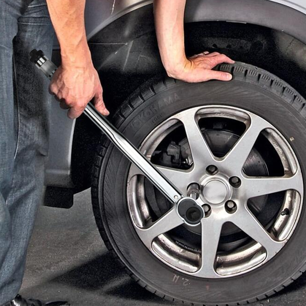 1/2-Inch Drive Click Torque Wrench Torque Wrench Metal Click Torque Wrench Adjustable Torque Wrench for Car Repair