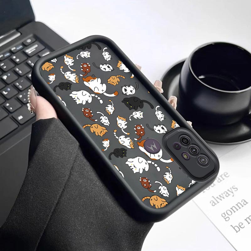 G30 pełen życia Kot Nowy niebo oko etui na telefon robić Motorola Moto G20 Odporna na uderzenia ochrona aparatu Moto G10 Miękka tylna obudowa