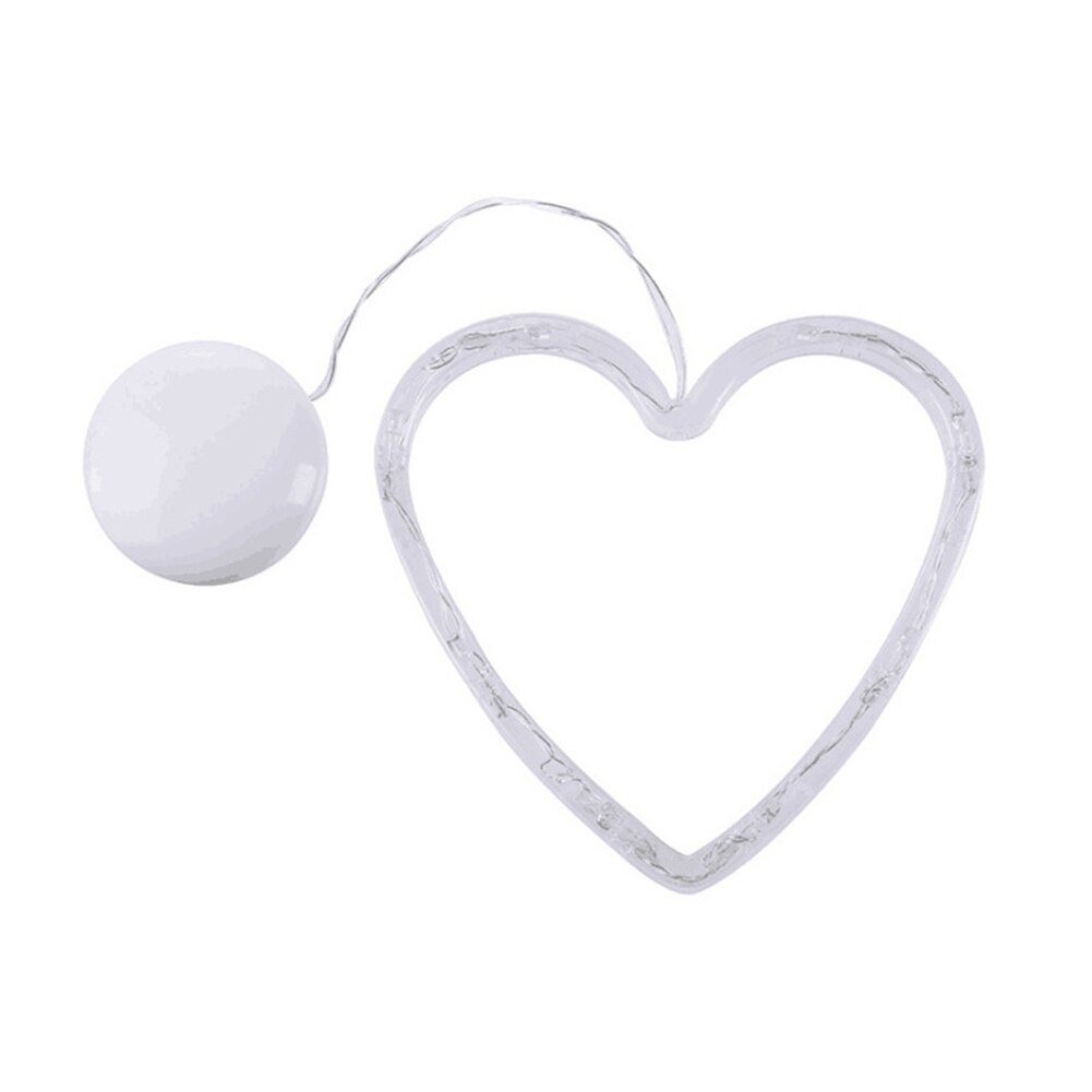 Led christmas elements roikkuvat verhot valot string joulu kotijuhla koristelu lad: Sydämen muotoinen