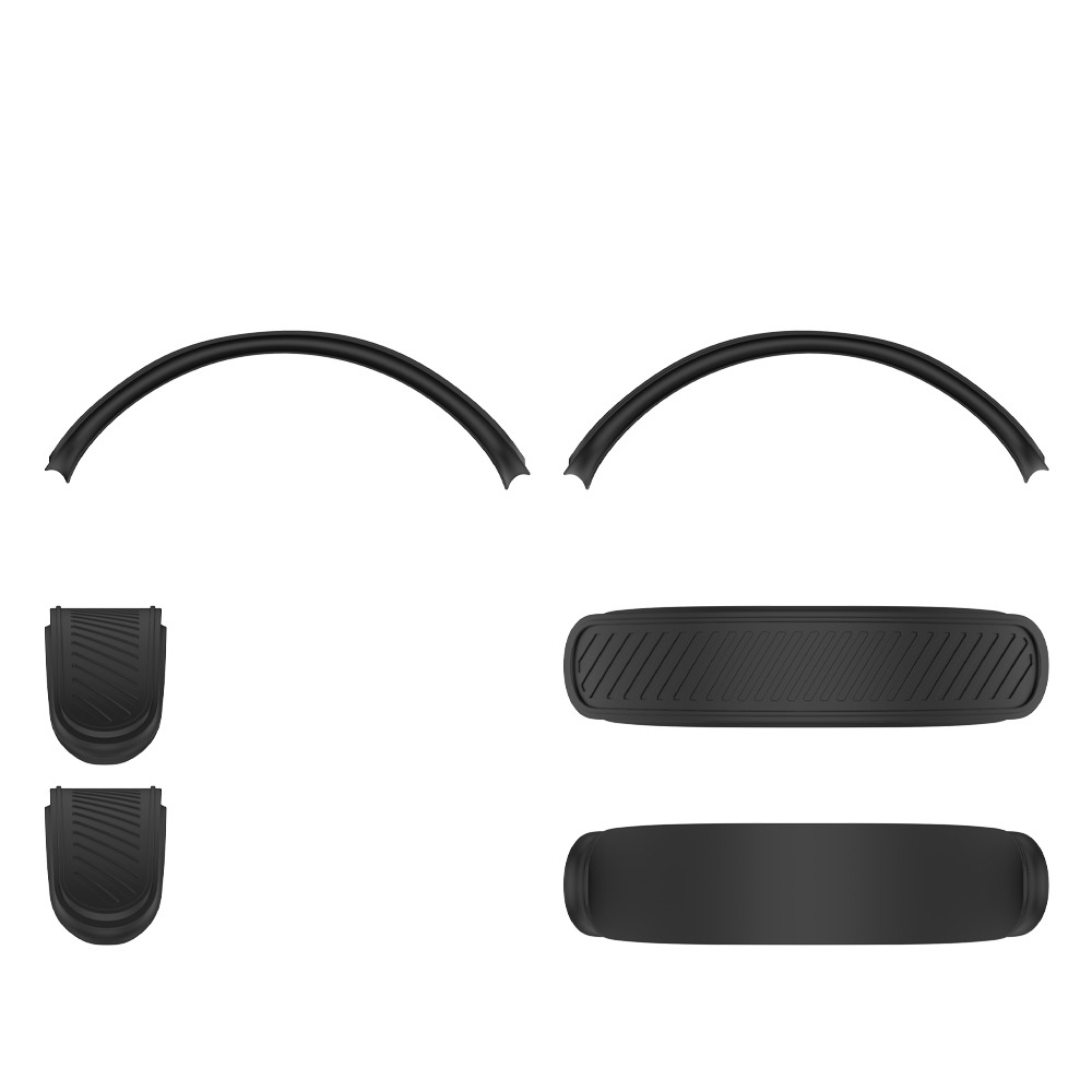 Funda de silicona colorida para diadema, funda de cojín lavable de repuesto para diadema, accesorios para auriculares, funda protectora para AirPods Max: Olive
