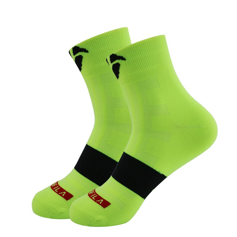 Cycling Socks Men Women Anti-sweat Outdoor Sports Running Basketball Sport Socks Bicycle Bike Socks Calcetines Ciclismo: Blue