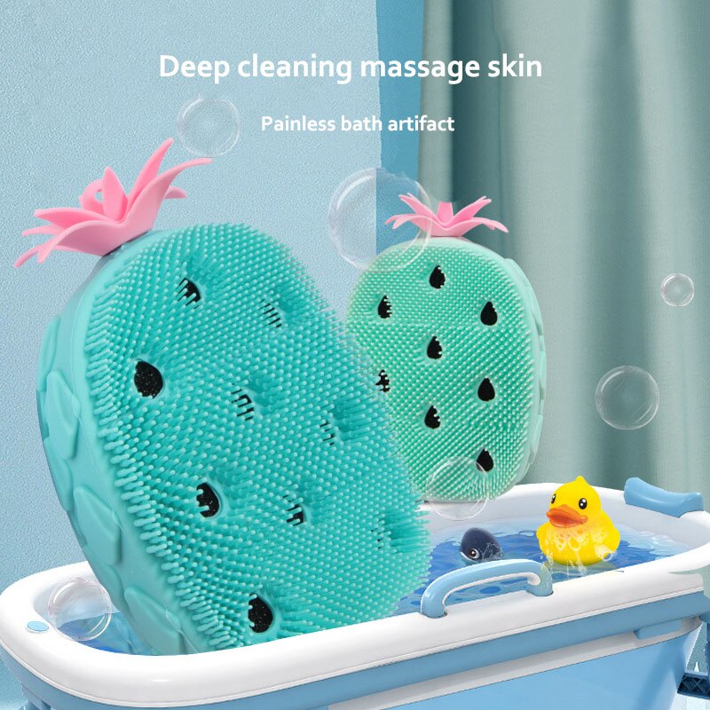 Kieselsäure Gel Ananas Art Massage Schlecht Pinsel Spaß Nette Schlecht Und Dusche Schlecht Für Baby Für Baden freundlicher Für bat babys
