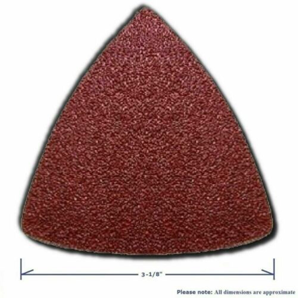106pcs Sandpaper Oscillating Tool Sanding Kit Multi Tool Compatible 60/120/180/240 Grit Triangle Sander Sand Paper Abrasive Tool