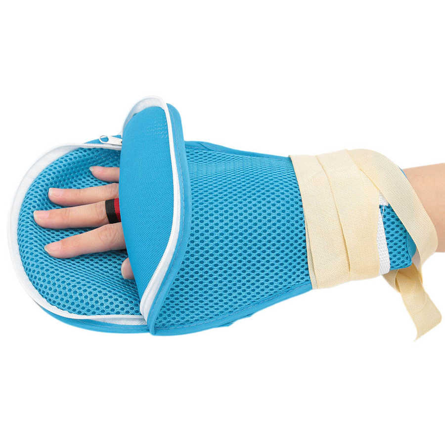 1Pc Hand Control Mitts Personal Breathable Safety Restraint Gloves Hand Protector for Elderly Patient Fixed Glove Prevent Injury