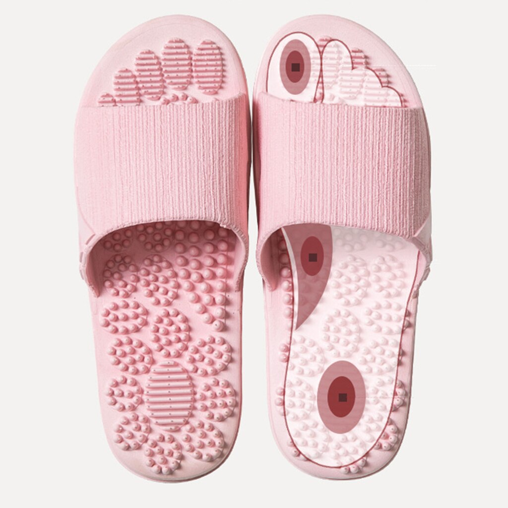 4x Indoor Vouwen Strand Schoenen Zachte Ademend Voet Massage Slippers Sandalen