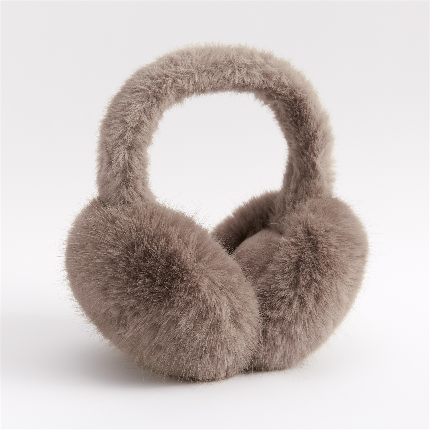 Anjj Ohrenschützer Faux Kaninchen ist hingefallen Hängen Ohr Abdeckung Warme Winter Ohrenschützer Pelz Ohrenschützer unisex Erwachsene Ohr Wärmer Falten: Leuchtend Gelben