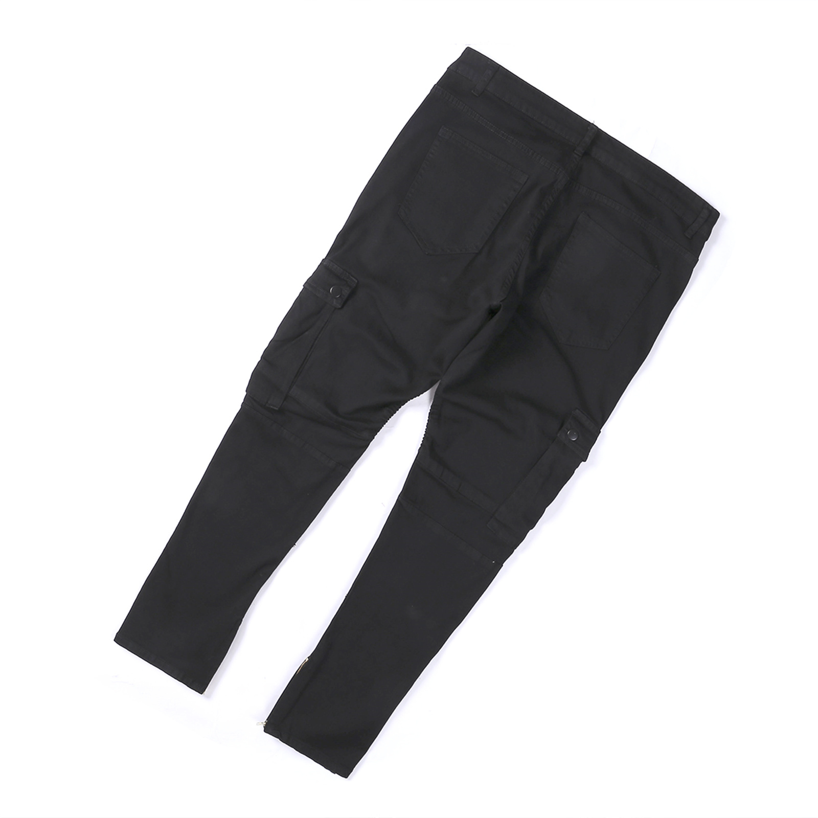 Goocheer Men's Long Pencil Pants Ripped Jeans Slim Spring Hole Thin Skinny Jeans Men Hiphop Trousers Clothes Clothing