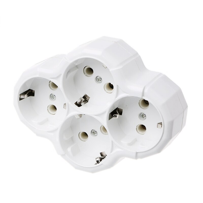 1pc 250V 16A European Standard Conversion Socket Romanian Spain France Conversion Adaptor Socket