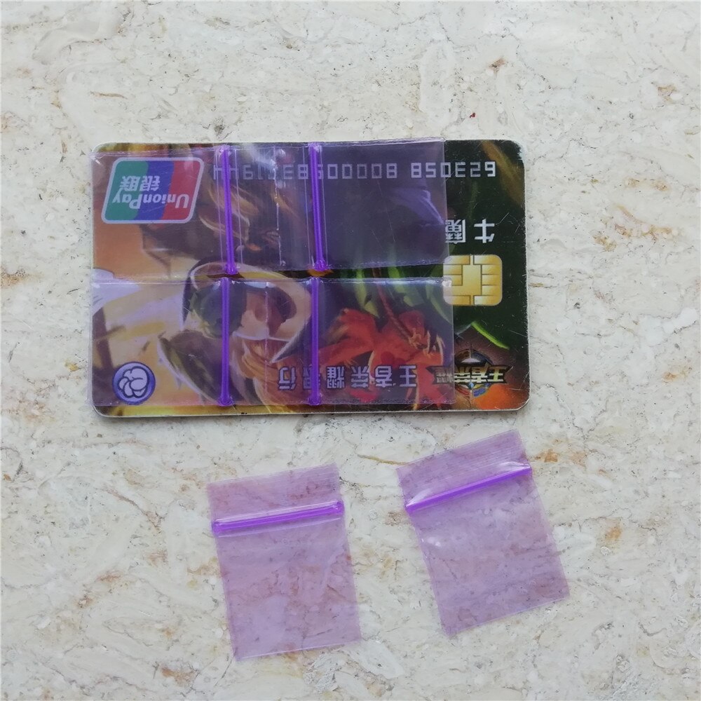 100 sztuk opakowanie strunowe wielokrotnego zamykania 1 &quot;X1&quot; kolorowe fioletowe mini torby z zamkiem błyskawicznym 5mil 1010 D030