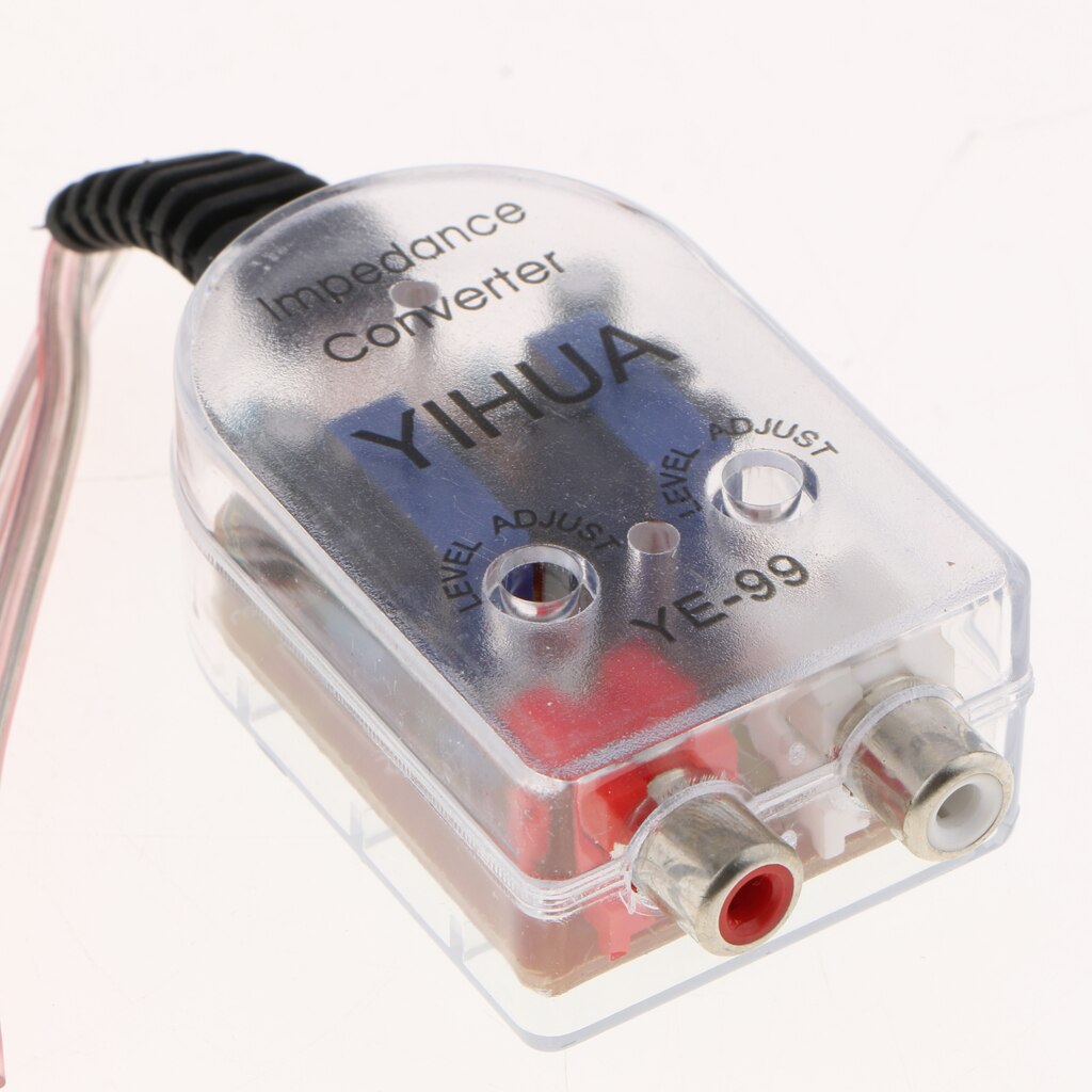 Brand And Adjustable Level Speaker to RCA Line High to Low Car Impedance Converter