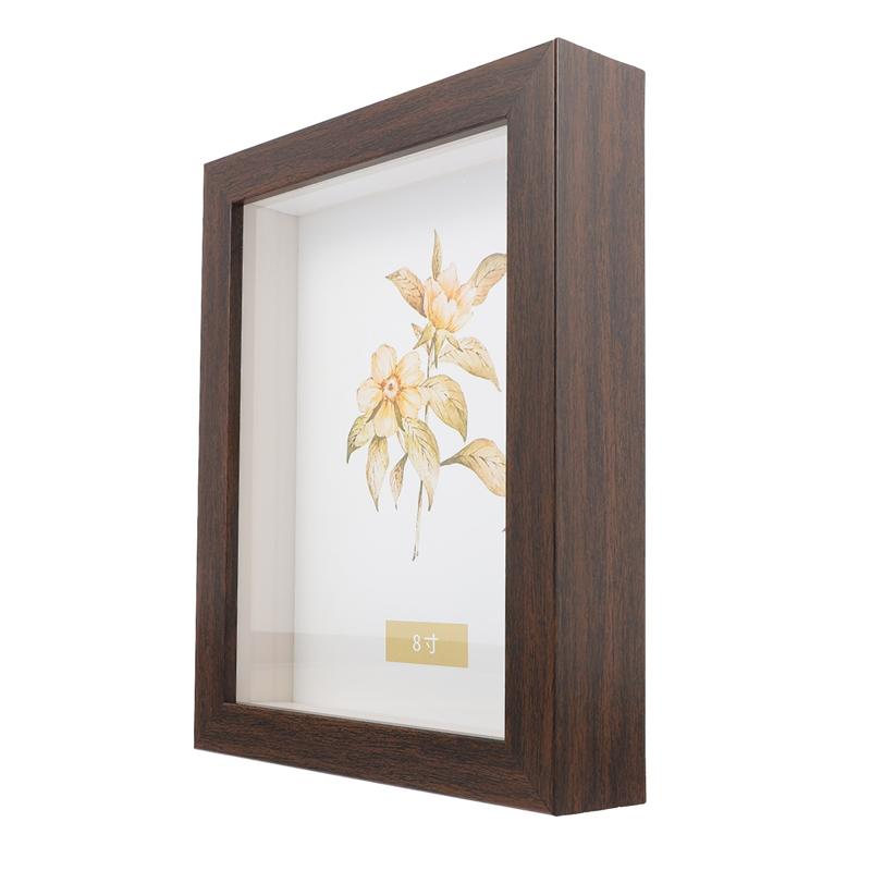 10 Inch/8 Inch /7 Inch Shadow Box Photo Frame Wooden Photo Frame Display Case For Display Keepsakes Photo Dried Flowers