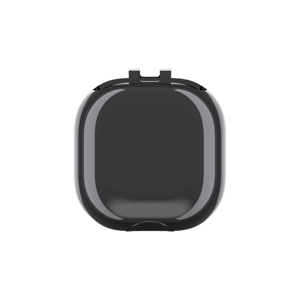 Hoesjes voor samsung galaxy buds live met haak oordopjes softshell beschermer accessoires voor samsung galaxy buds live hoesjes: Effen zwart