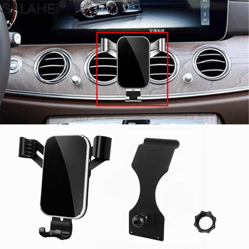 Adjustable Car Cell Phone Holder Air Vent Stand Clip Mount For Mercedes-Benz E Class W213 GPS Support Accessories