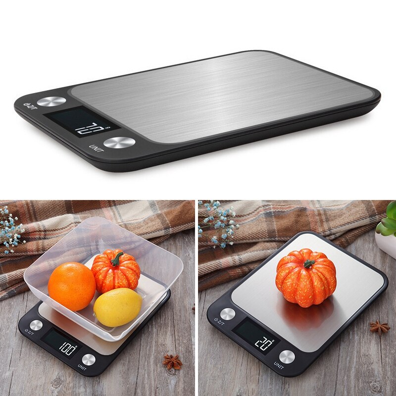 Digital Kitchen Large Gram Scale Backlit LCD Press Function