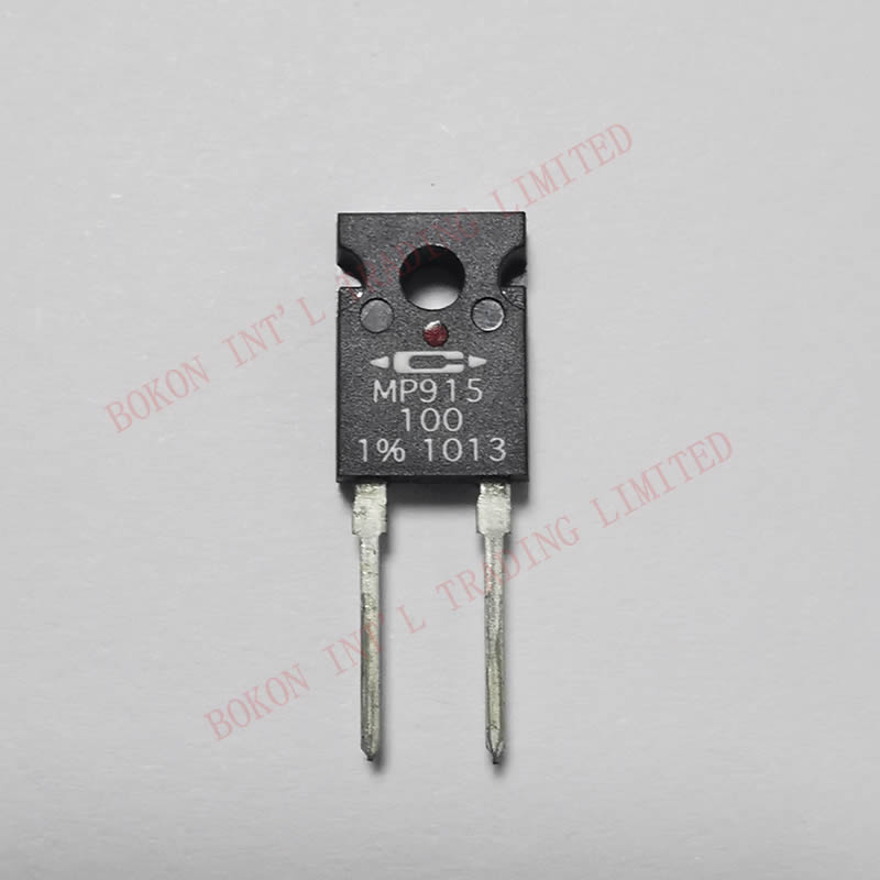 Non-inductive Resistor MP915 100 ohms 1 Percent 15 watts Kool-Pak Power Film Resistors 100ohms 15watts