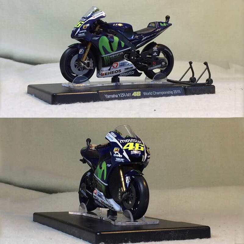 LEO 1:18 46 # Limited Collector Rossi Motorcycle Model Series Apulia Yamaha Honda Motorcycle Toys Best Birthday