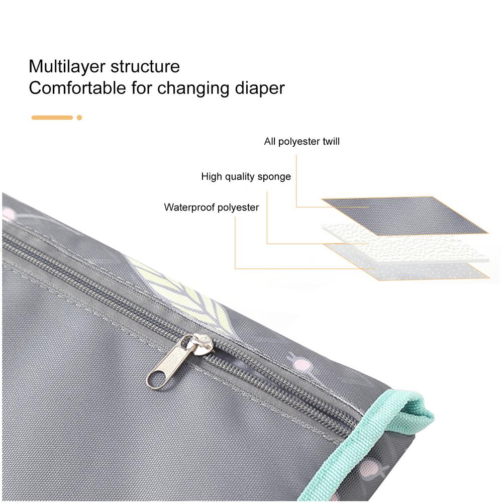 Baby Changing Pad Portable Diaper Bag Changing Pad Table Out Portable Folding Multifunctional Stroller Bag
