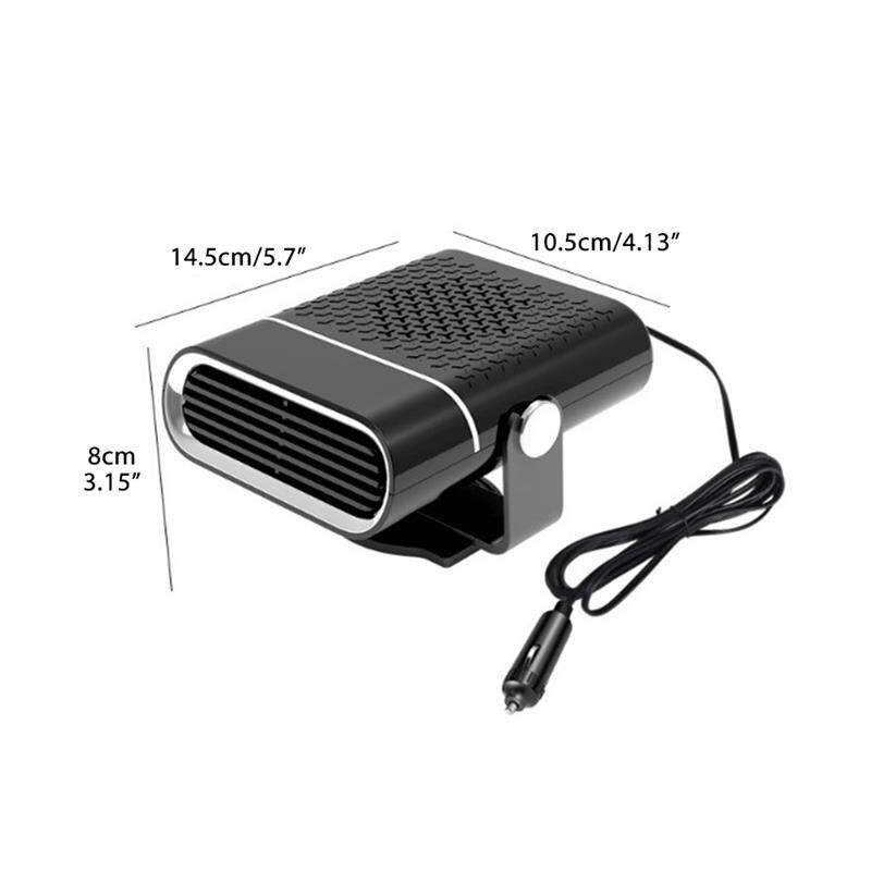 Chauffage universel pour voiture, 12V/24V, accessoires de chauffage intérieur, ventilateur, débrumisateur, pour fenêtre, hiver