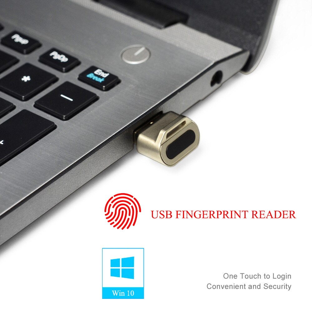Mini USB Fingerprint Reader module device recognition for Windows 10 hello Biometric Security Key 360 touch