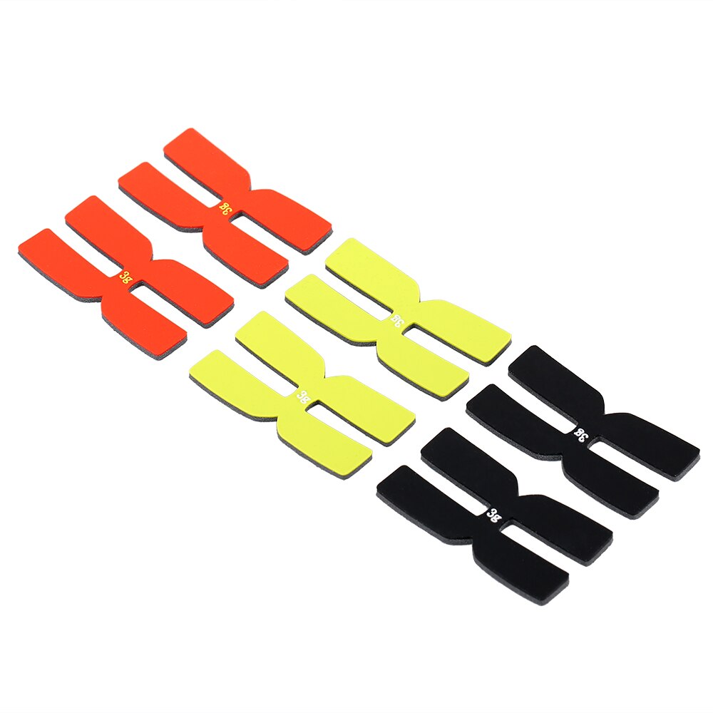 6 Stks/pak 3G Racket Gewicht Balans Strips Tennis Badminton Racket Sport Siliconen Tennisracket Gewicht Balans Tapes