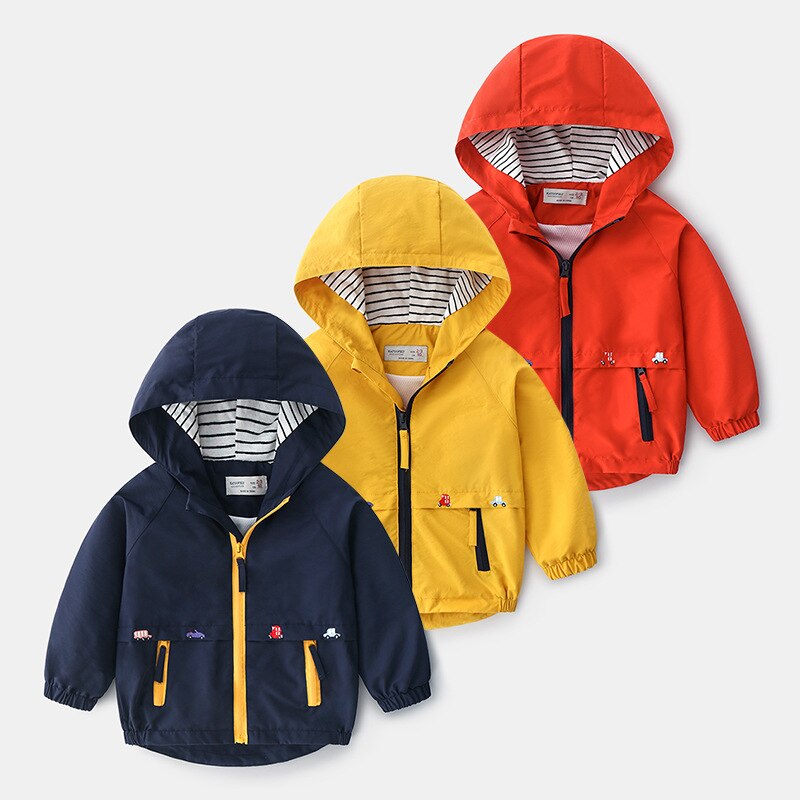 Printemps automne veste pour garçons filles enfants manteau enfant en bas âge à capuche coupe-vent vêtements d'extérieur pour enfants bébé vêtements infantile Blazer vêtements