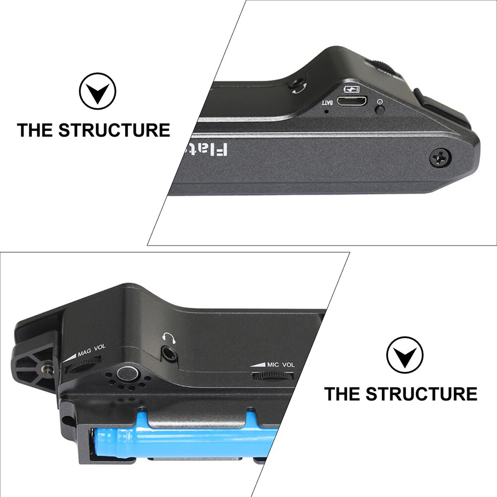 1 Set Acoustic Guitar Pickup Non-opening Inner Recording Guitar Pickup (Black)