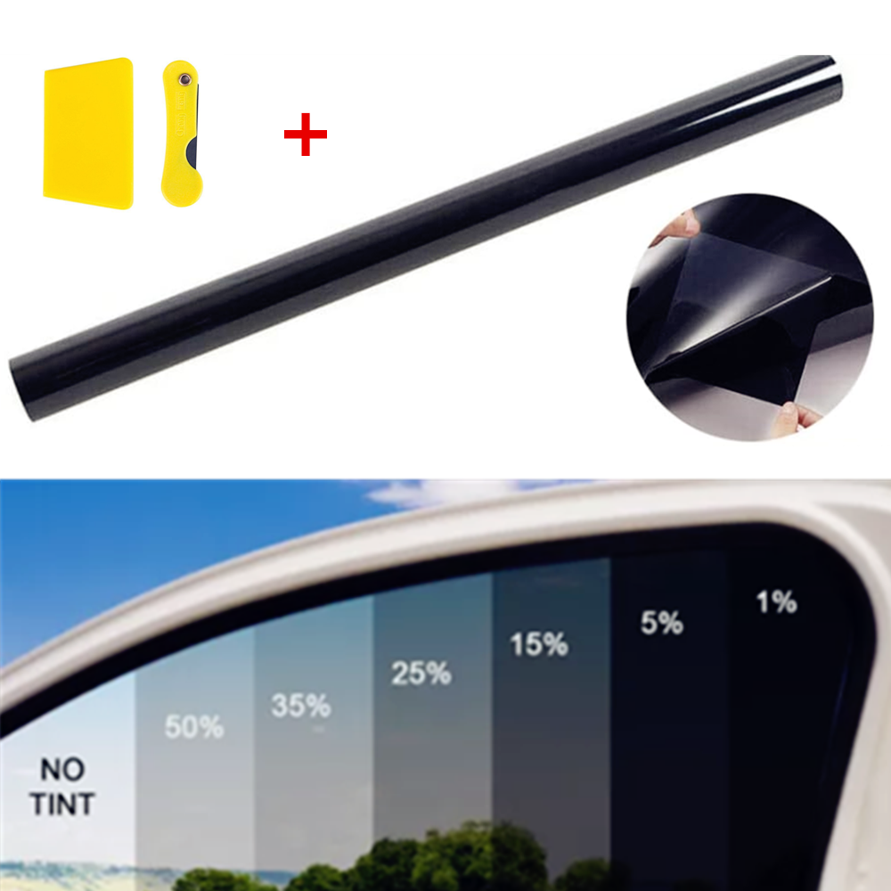 Solfilm til vinduer, solreflekterende spejlfilm, skyggefilm, glasklistermærker, 1/5/15/25/35 procent vlt-vinduesfilm, uv-skåret 3 mx 50cm