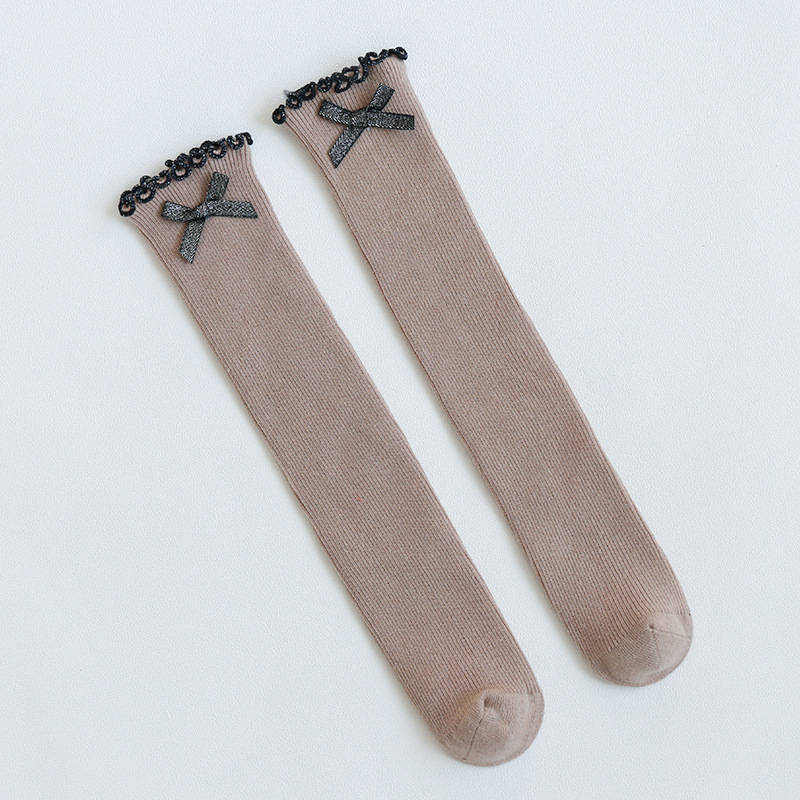 WARMOM Children Kneecap Baby Winter Leg Warmers Children Cotton Knee Pad Baby Crawling Knee Pads Cartoon Safety Cotton Knee Pads: Dark Coffee