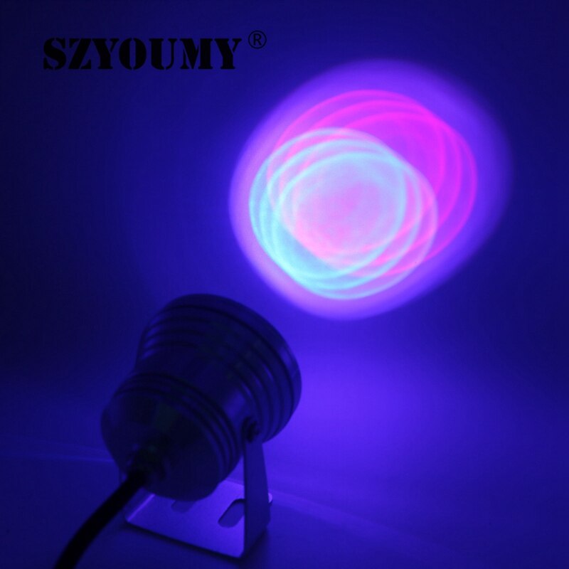 Szyoumy 10w 12v vedenalainen rgb led-valo 1000lm vedenpitävä  ip68 suihkulähde allaslamppu valot 16 väriä ohjaimella