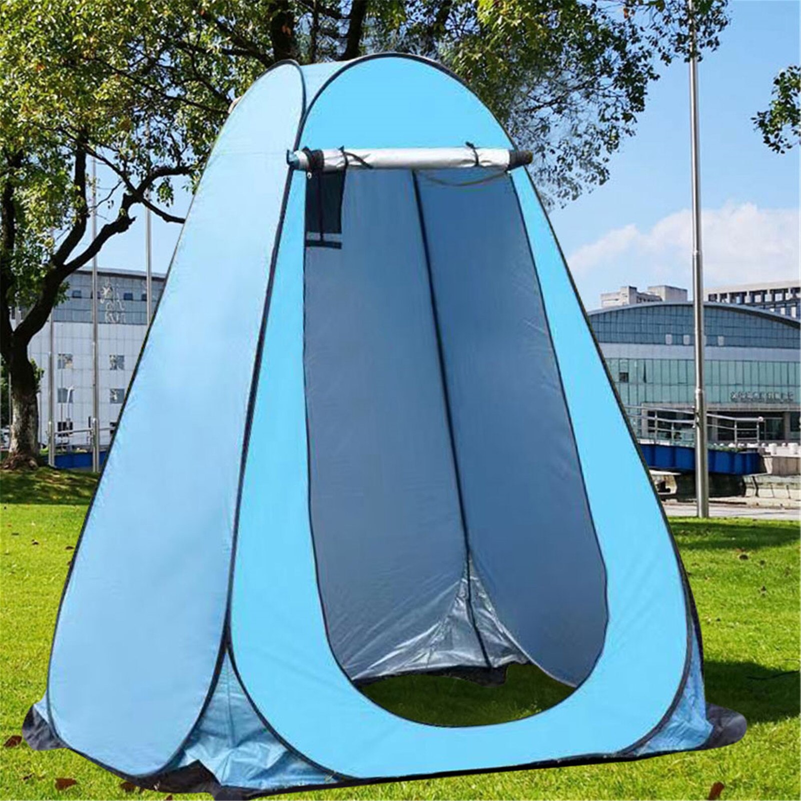 Fácil de configurar portátil ducha al aire libre tienda Pop Pod Cambiar de habitación de privacidad de campamento baño lluvia refugio para acampar y playa