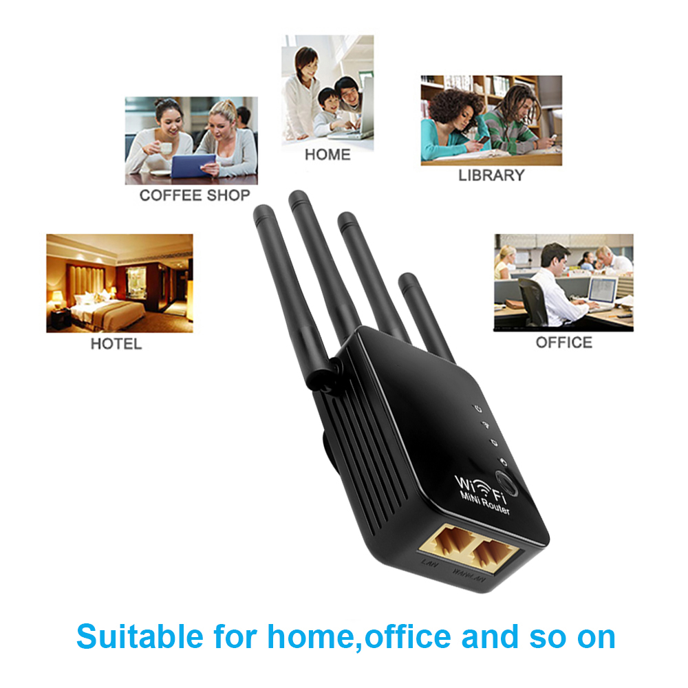 Draadloze Wifi Extender 300Mbps Wifi Repeater/Router 2.4G Wifi Netwerk Booster Long Range Wifi Signaal Versterker