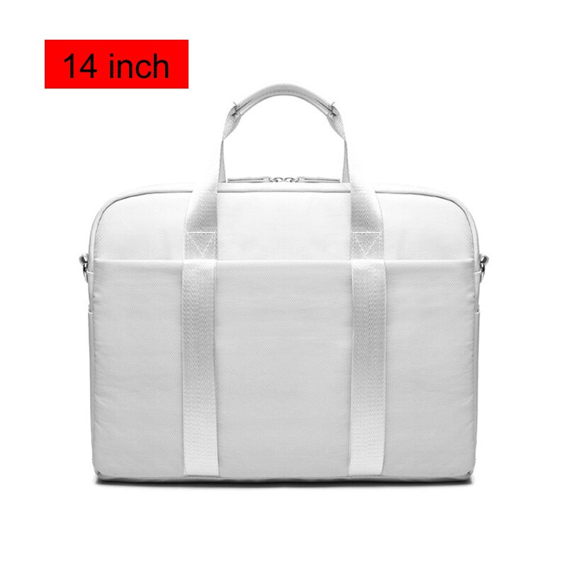 Laptop Bag 13.3 14 15.6 Inch Waterproof Briefcase for Macbook Air Pro Office Computer Shoulder Handbag Large Business Bags XA61C: 14in GrayB