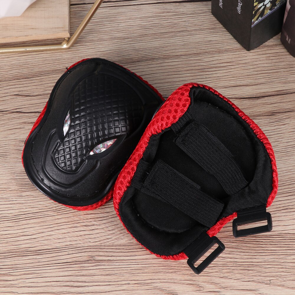 6pcs in 1 Set Adults Roller-skate Protection Gear Skiing Roller Protector Sports Protectors Kit Skateboard Bike Riding Knee Pad