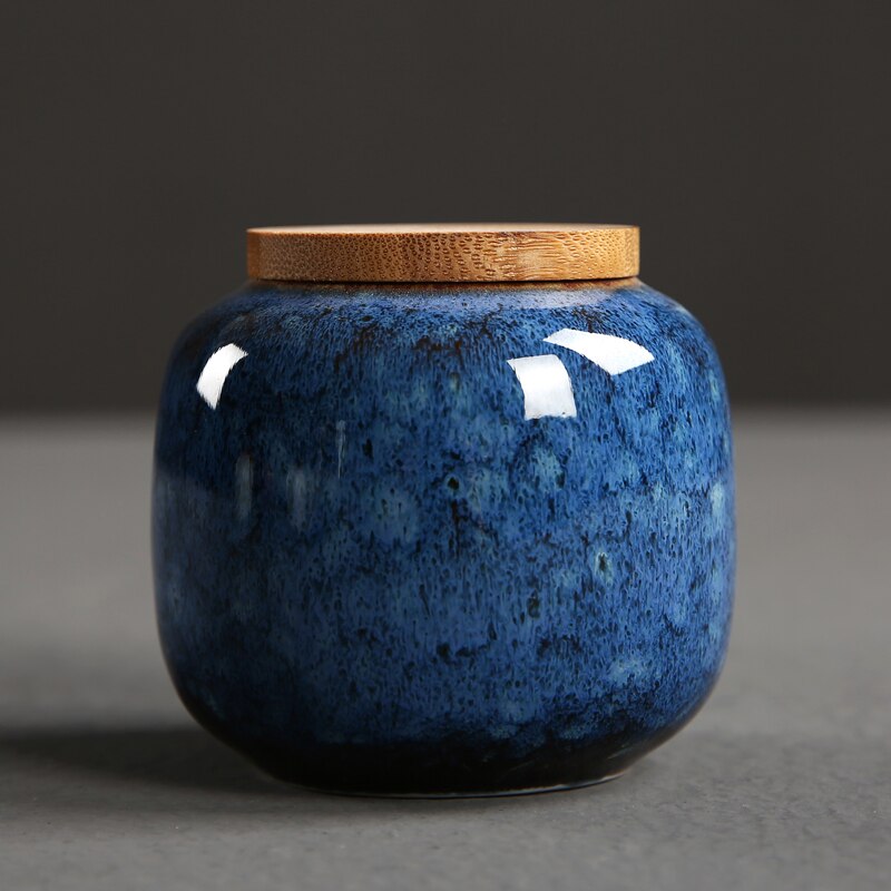 Ceramiczny słoik pudełko na herbatę zamknięte puszki przenośna podróż herbata akcesoria kuchnia bar akcesoria schowek ceramiczny słoik: A