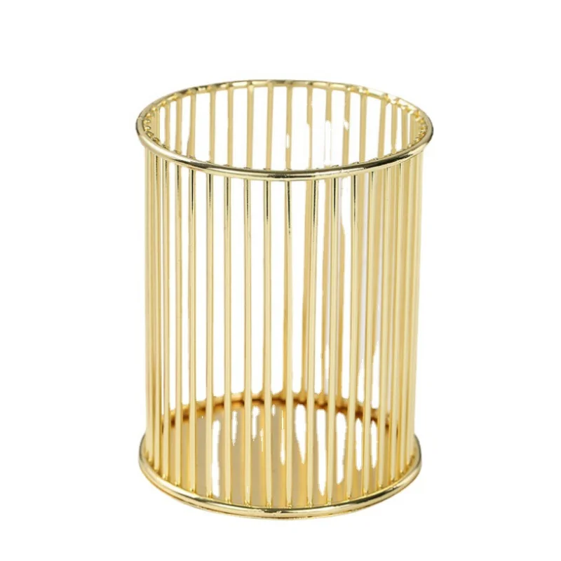 Kosmetik machen-hoch Pinsel Aufbewahrung sbox zylindrische fallen Lagerung Lippenstift Pinsel Stift Halfter Veranstalter Schmiedeeisen Stift Lagerung