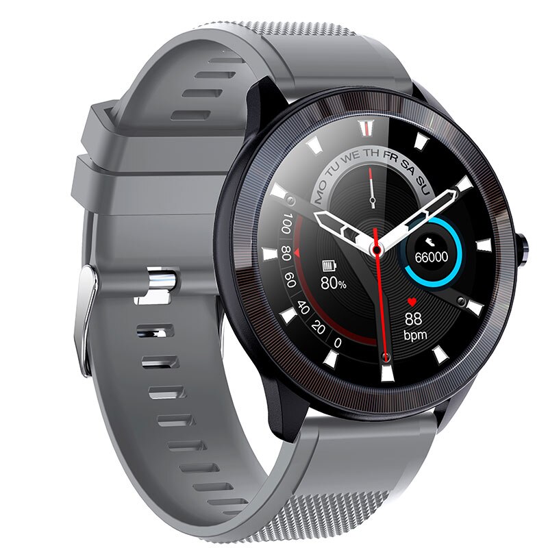 Reloj Digital deportivo para hombre, pulsera electrónica LED, resistente al agua, con Bluetooth táctil: gray