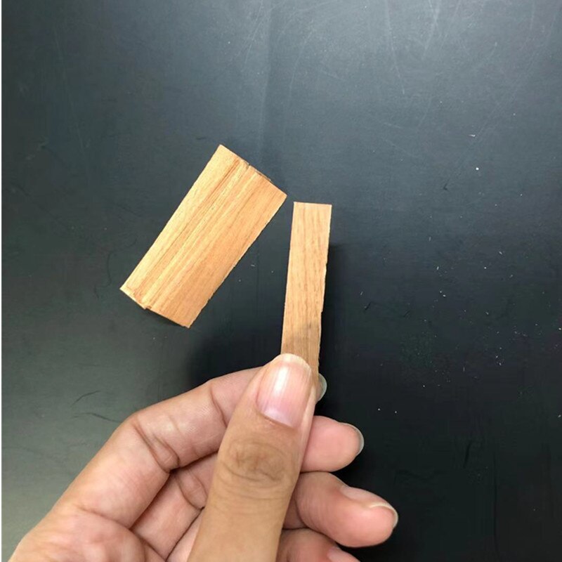 20Pcs Wooden Candles Wick Aromatherapy candle wick with Sustainer Core for DIY Candle Making Kit Supplies Handmade Soy Parffin W: 1x5 cm