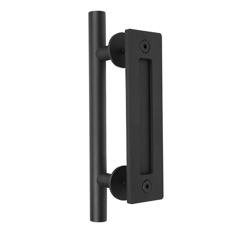 A9LB Slide Door Pull Handles Carbon Steel Pull Push Plate Heavy Duty for Replacement Cabinet Closet Drawer Garage Shed: 651-R