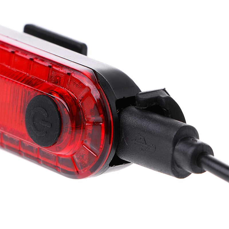 Strobo pyörän valo led usb polkupyörän takavalo ladattava lyhty pyöräily 4 tilaa turvallinen yöllä polkupyörän vilkkuvat valot