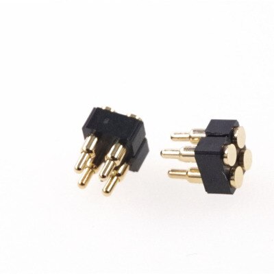 2.54mm Pitch Patch Spring Thimble Pogo Pin 2 3 4 5 6 7 Pin Height 7.0mm: 4Pin