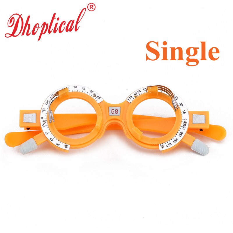 trial frame set ,colorful trial frame 52mm~70mm pc material for glasses shop and optical hospital by dhoptical: 58MM