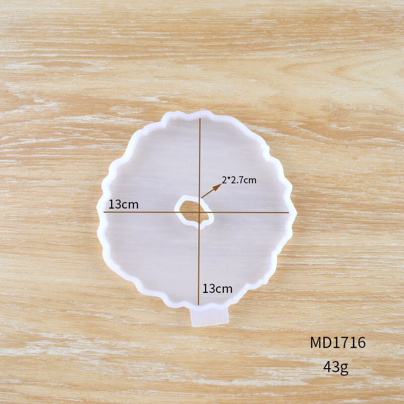 Crystal Resin Coaster DIY Kit Make Your Own Crystal Resin Coaster Individual Table Silicone Mat Placemat Coaster Stand: 08
