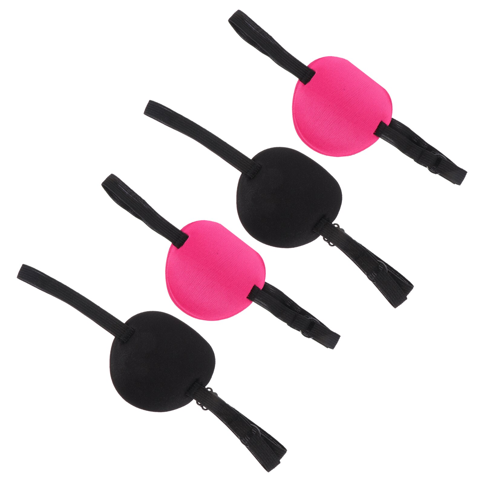 4Pcs Cover Lazy Eye-patch Pirate Cosplay Costume Amblyopia Eye Patch One Eye Cover for Adult Decor