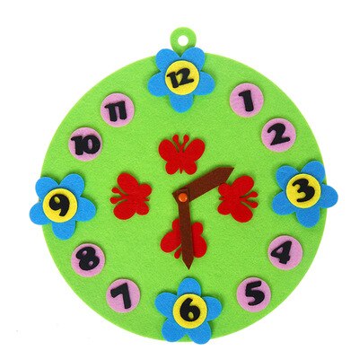 Prévisions météorologiques de la maternelle, horloge météo, pas de tissage, Puzzle, éducation précoce, Kit d'artisanat, bricolage: 3